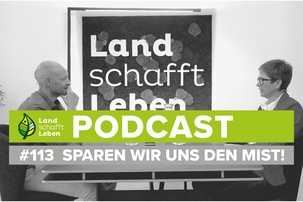 Hannes Royer und Gudrun Obersteiner im Podcast-Studio von Land schafft Leben | © Land schafft Leben
