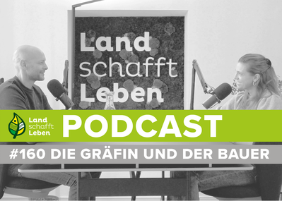 Hannes Royer und Amelie Seilern-Aspang im Podcast-Studio von Land schafft Leben | © Land schafft Leben