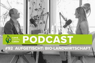 Maria Fanninger und Andreas Steinwidder im Podcast-Studio von Land schafft Leben | © Land schafft Leben