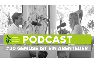 Maria Fanninger und Wolfgang Palme im Podcast-Studio von Land schafft Leben | © Land schafft Leben