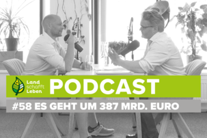 Hannes Royer und Johannes Frankhauser im Podcast-Studio von Land schafft Leben | © Land schafft Leben