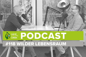 Hannes Royer und Christopher Böck im Podcast-Studio von Land schafft Leben | © Land schafft Leben