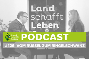 Maria Fanninger und Max Stiegl im Podcast-Studio von Land schafft Leben | © Land schafft Leben