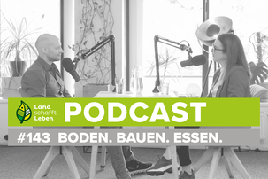 Hannes Royer und Caroline Rodlauer im Podcast-Studio von Land schafft Leben | © Land schafft Leben