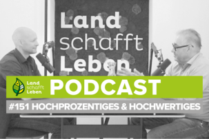 Hannes Royer und Hans Reisetbauer im Podcast-Studio von Land schafft Leben | © Land schafft Leben