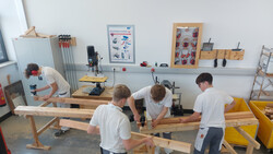 Hochbeet bauen | © HTL Zeltweg