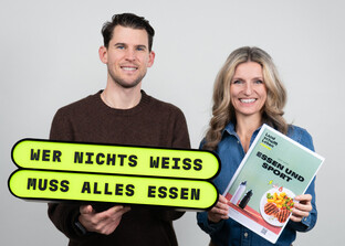 Dominic Thiem und Maria Fanninger | © Land schafft Leben