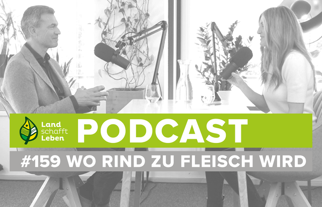 Maria Fanninger und Norbert Marcher im Podcast-Studio von Land schafft Leben | © Land schafft Leben