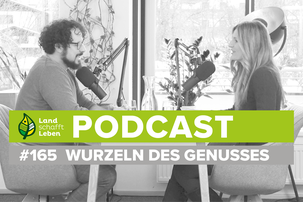 Rudi Pichler und Maria Fanninger im Podcast-Studio von Land schafft Leben | © Land schafft Leben